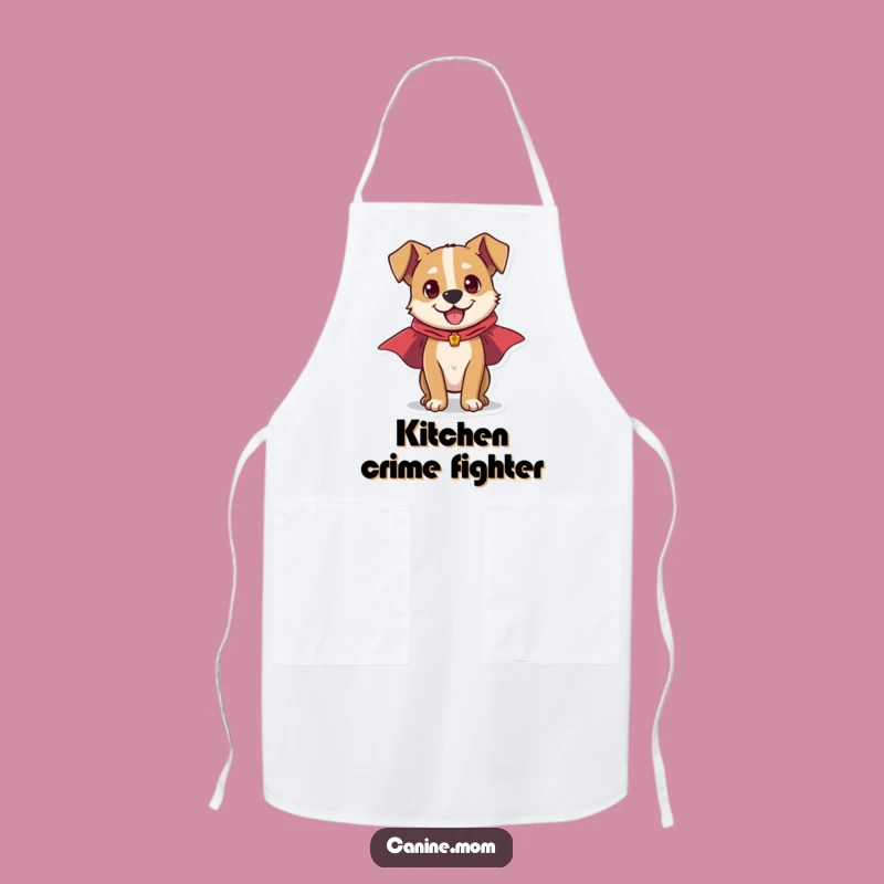 Funny Superhero Dog Apron: Cook Up a Storm with Heroic Flair