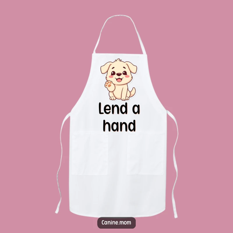 Funny Dog Paw Apron: Cook with Kindness, Perfect Kitchen Gift