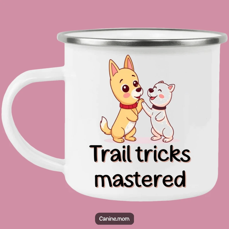 Adventure Funny Kawaii Dog Lady Camping Mug: Training Day!