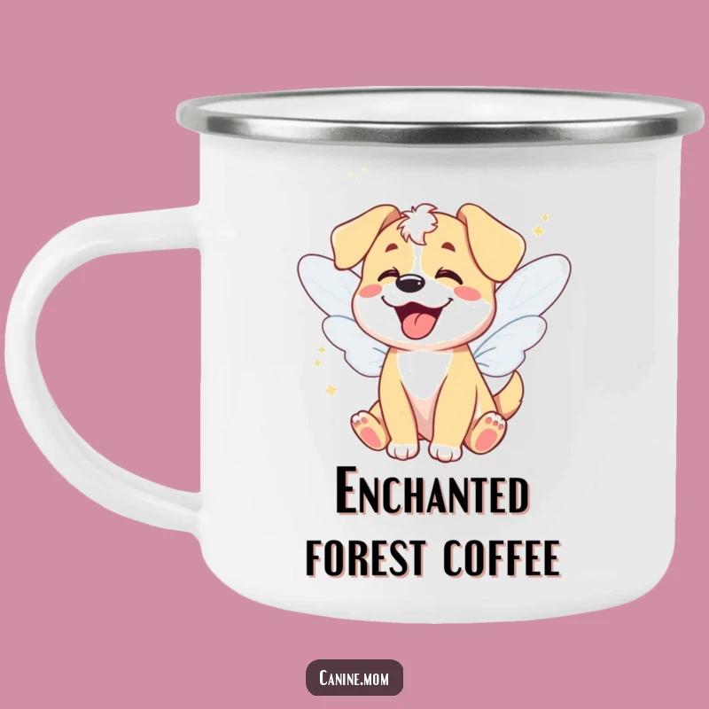 Funny Fairy Dog Camping Mug - Magical Sips for Enchanted Adventures Gift