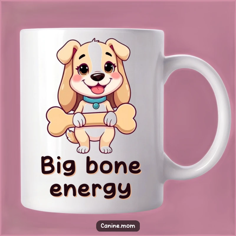 Funny Dog Lady Mug: Giant Bone Holder, Hilarious Gift for the Ultimate Dog Mom