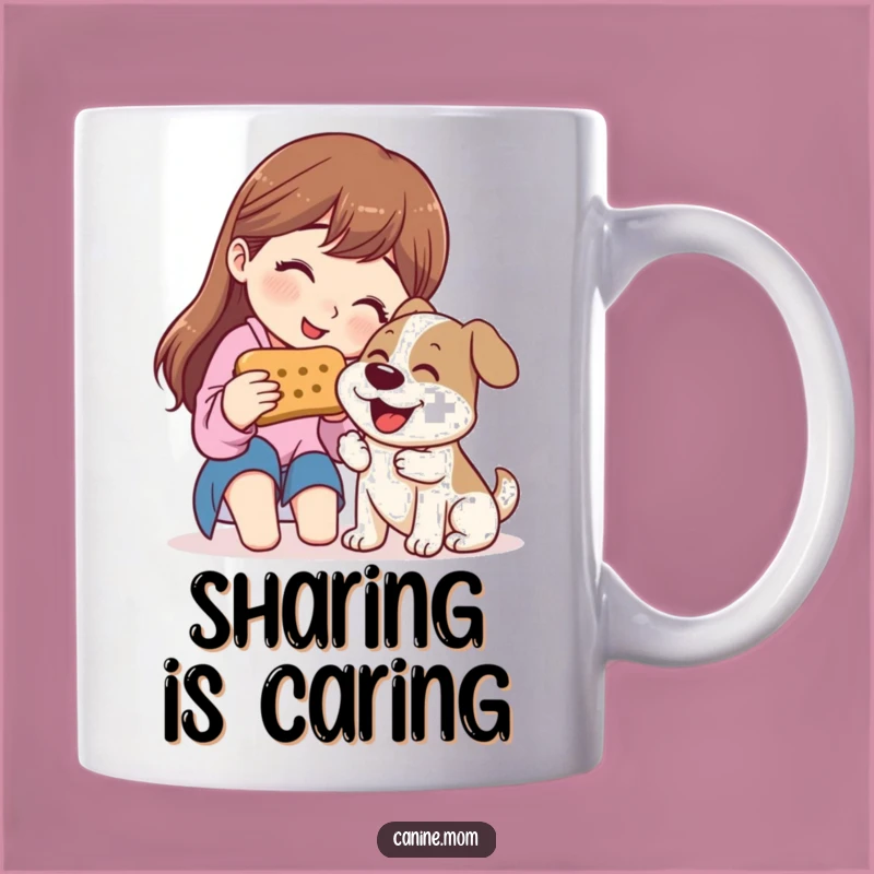 Funny Giant Biscuit Dog Mug - Perfect Gift for Sharing & Dog Lovers