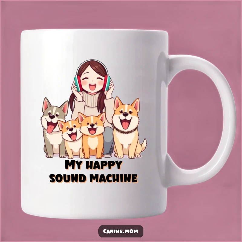 Funny Earmuff Dog Lover Mug: A Hilarious Gift for Women Who Adore Barking Companions
