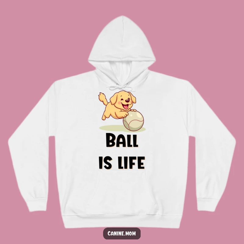 Cozy Funny Golden Retriever Hoodie - Enthusiastic Dog Fetching Gift Apparel