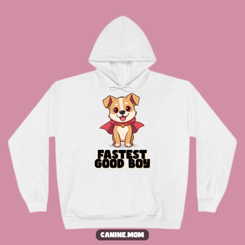 Funny Superhero Dog Hoodie: Stay Warm and Ready for Action