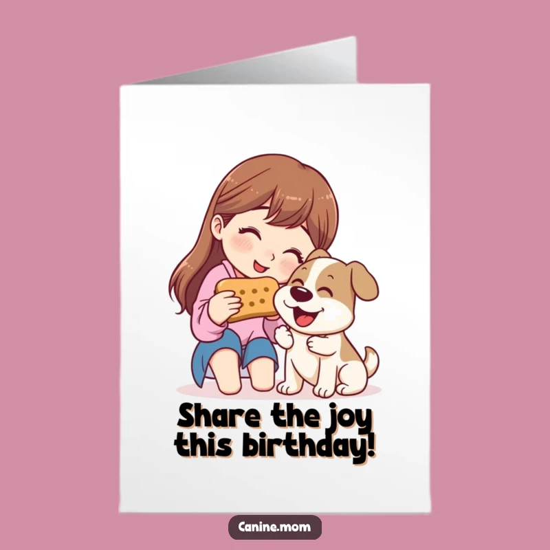 Free Printable Birthday Card: Sharing the Best Treat, funniest Downloadable Birthday Fun!