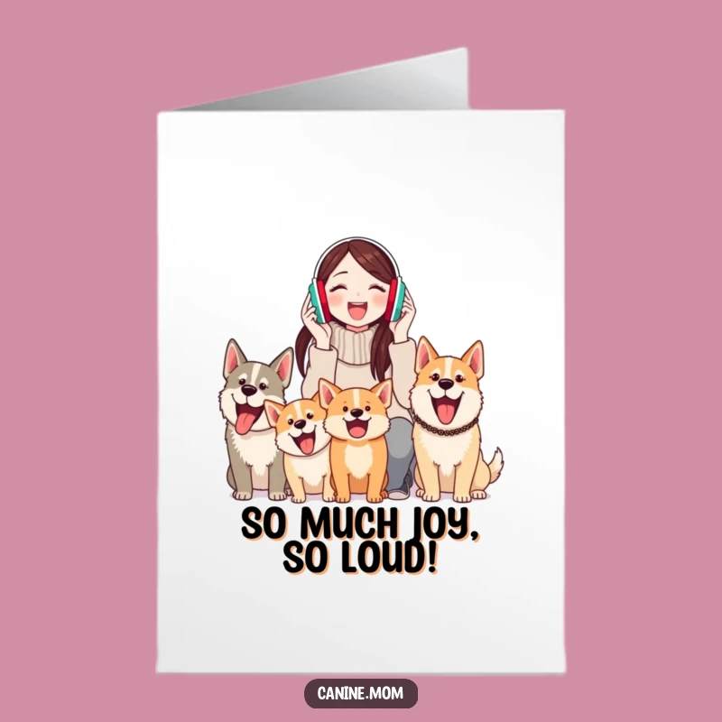 Free Printable Funny Dog Barking Birthday Card for Dog Lovers - Hilarious DIY Download