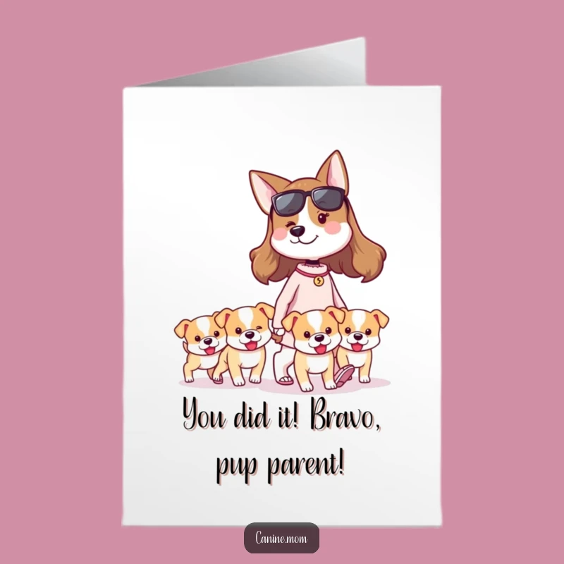 Free Printable Congrats Card: Hilarious Dog Lady Puppy Pack for New Beginnings
