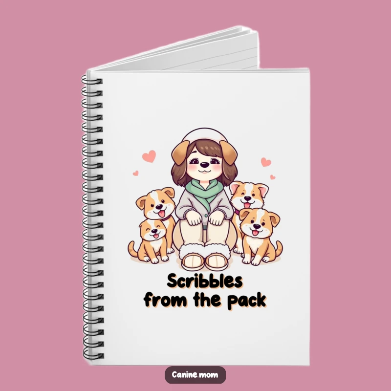 Funny Dog Lady Cozy Slippers Notebook: Jot Down Ideas with Your Pups Hilariously