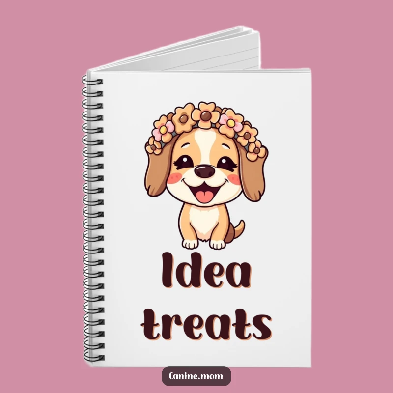 Funny Dog Lady Notebook: Joyful Biscuit Crown, Perfect Journal for Dog Lover Ideas