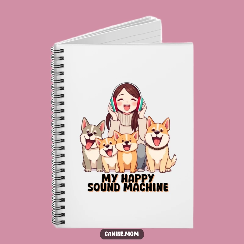 Funny Earmuff Dog Lover Notebook: Hilarious Journal for Dog Owners' Thoughts and Barks