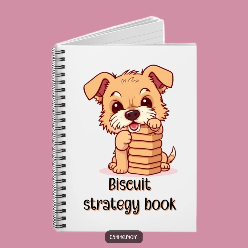 Funny Terrier Biscuit Balance Notebook: Mischievous Dog Journal, Gift for Ideas