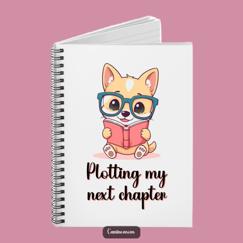 Funny Dog Reader Notebook, Perfect for Jotting Down Literary Thoughts