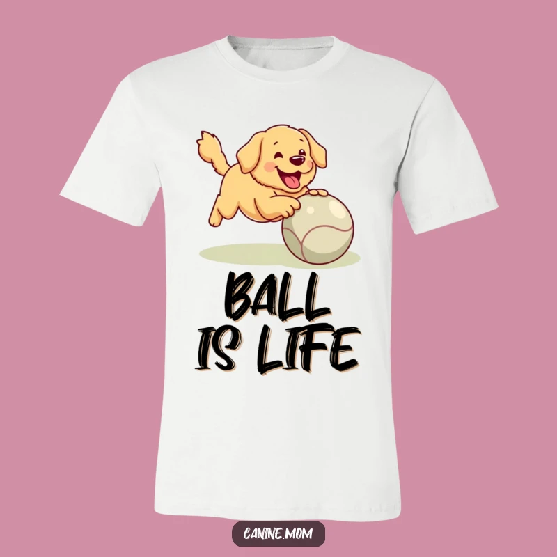 Funny Golden Retriever Enthusiast T-Shirt - Hilarious Dog Playing Fetch Gift