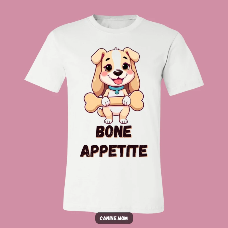 Funny Dog Lady T-Shirt: Giant Bone Holder, Comical Apparel for the Generous Pet Parent