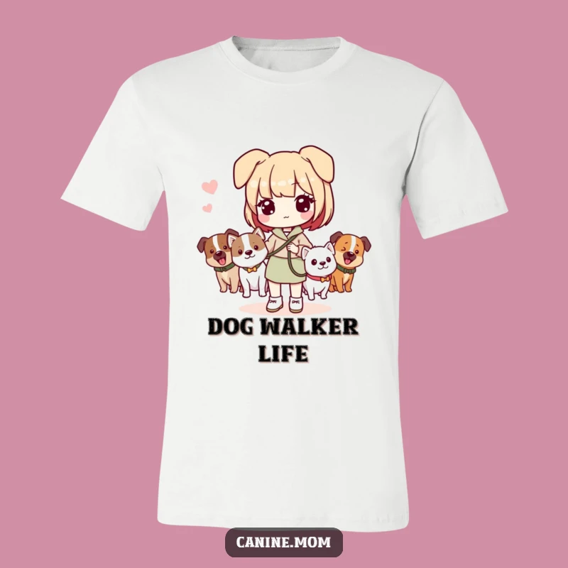 Funny Dog Lady T-Shirt: Wear your passion for pups with this funny tee, a cute funny gift.