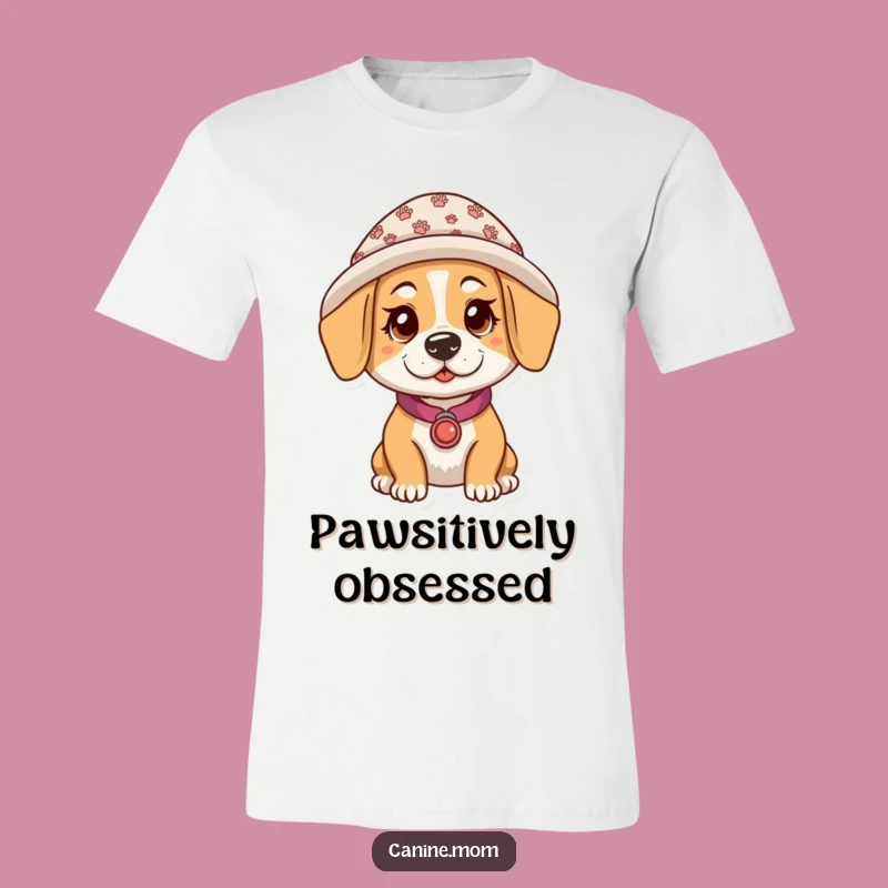 Funny Dog Lady Paw Print Hat T-Shirt: A Humorous Gift for Pet Enthusiasts