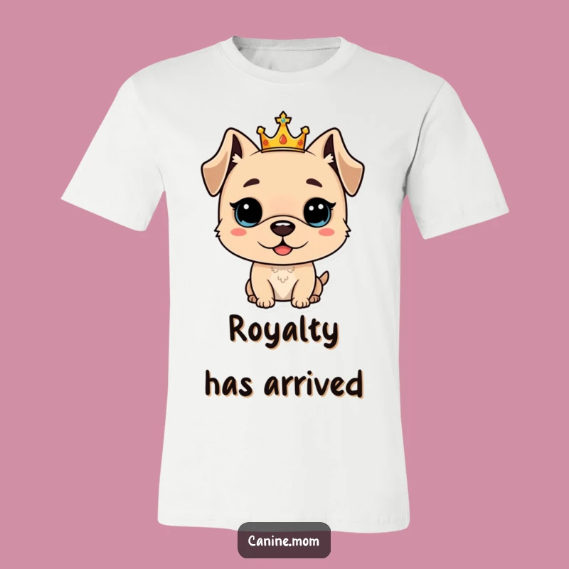 Funny King Dog T-Shirt - Regal Canine Apparel for a Hilarious Gift